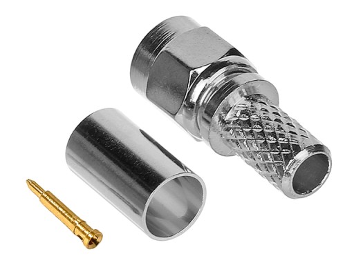 Zástrčka SMA 50Ohm nalisovaná na kábel RG-58