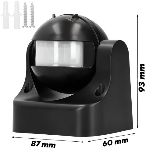 NÁSTENNÝ SÚMRAK POHYBOVÝ SENZOR PIR OUTDOOR LED