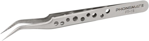 PRESNÉ KLIZETY KOVOVÉ Pinzety ZAKRÚTENÉ Obočie PHONEMATE FT-15