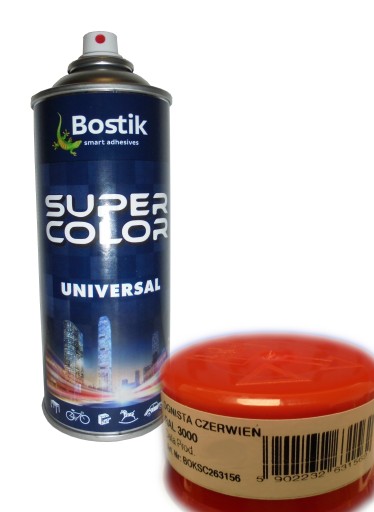 Bostik ohnivo červený lak na nechty 400 ml Spray