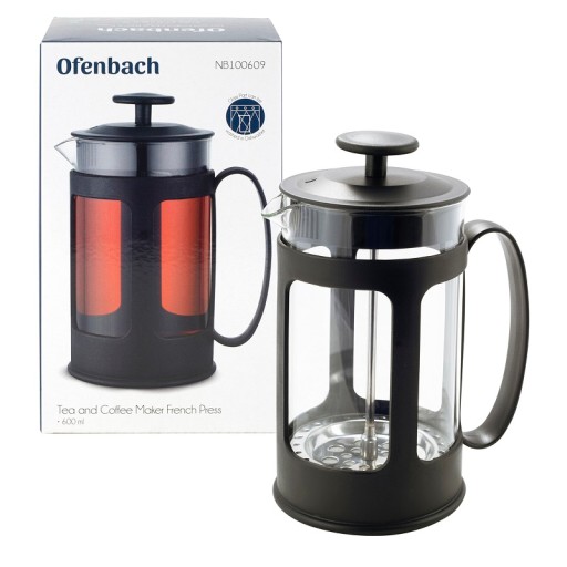 FRANCÚZSKY PRESOVAČ ČAJ/KÁVOVAR 600ML