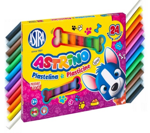 PLASTICINE 24 FAREB so psíkom ASTRINO ASTRA