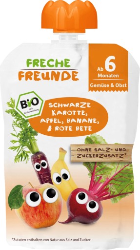 Freche Freunde BIO Mousse Jahody Jahody Čučoriedky