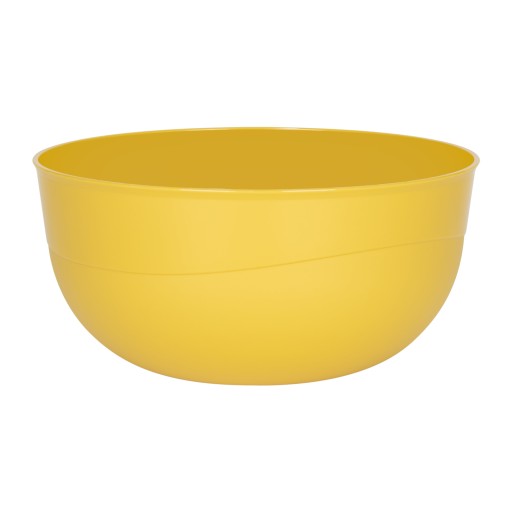 PLASTOVÁ KUCHYŇSKÁ MISKA NA JEDLO, NEROBNÁ, 0,7L, 14CM, MUSTAR