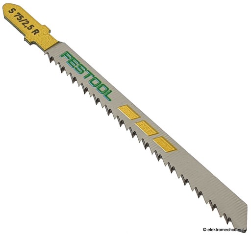 List do priamočiarej píly FESTOOL WOOD FINE CUT S 75/2,5 R zubov DOWN