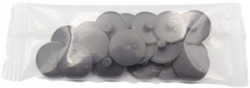 Nábytková hmoždinka zakrývajúca excentrické hmoždinky, priemer 15 mm, antracit