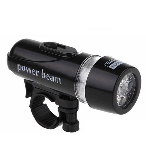 PREDNÁ LED LAMPA NA BICYKEL + DRŽIAK NA FĽAŠU