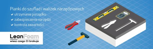 LeanFoam grafitovo-biela - pena/vložka pre Bosch