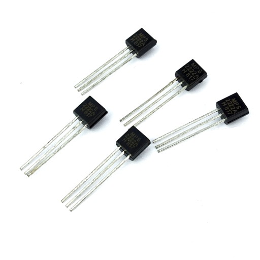 Tranzistor 2N2222 NPN 0,8A TO92 x5 ks.