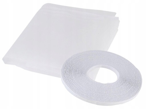 SIEŤKA PROTI KOMÁROM NA OKENNÝ HMYZ 150x150 + BIELY VELKÝ SUCHÝ zips PROTI KOMÁROM FIES