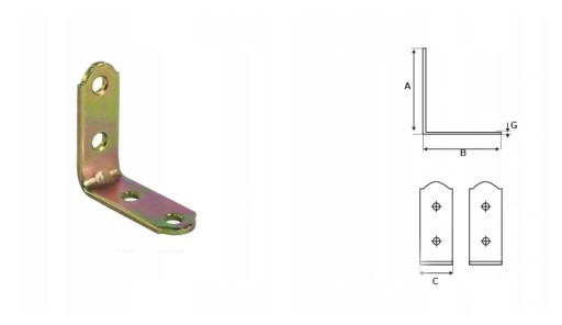Stalco KW5 nastaviteľný štvorhran 1 mm, 60 mm