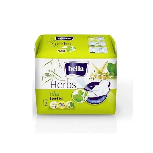 Bella herbs hygienické vložky s lipovým kvetom 12 ks.