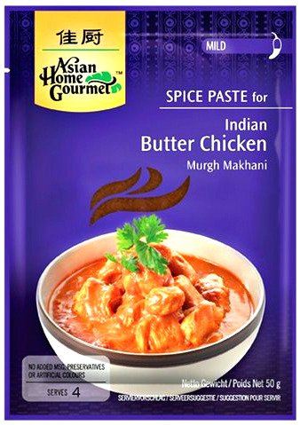 Maslová kuracia pasta pre indické kura 50g
