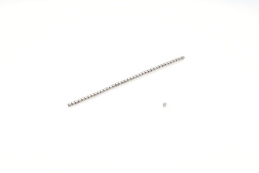 Neodymový magnet valcový MW 1,5x1,5 mm N38 10 ks.