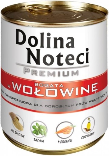 Dolina Noteci Premium BEEF 800g mokré krmivo pre psov