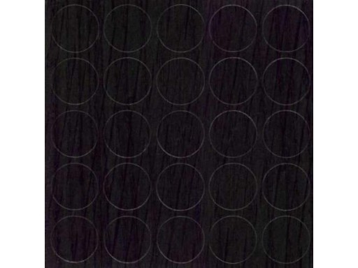 Samolepiaci uzáver, priemer 14, 25 kusov, WENGE