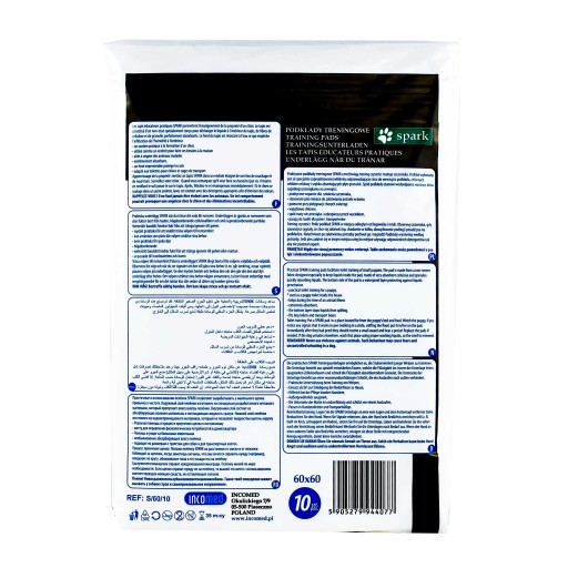 Podložky na výcvik psov 60x60 Spark Hygienické absorpčné podložky 10 kusov
