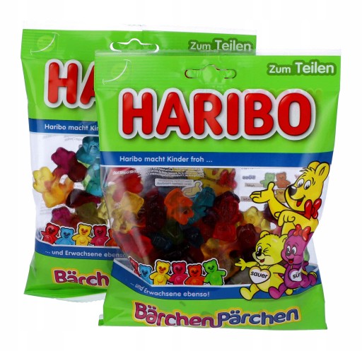 HARIBO sladké a kyslé medvedíky ovocné želé 160g
