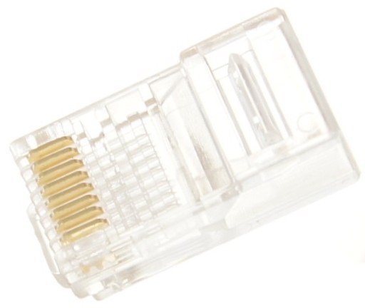 KONCOVKA ZÁSTRČKA RJ45 RJ 45 RJ-45 10 kusov