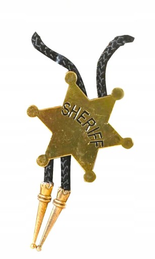 ZLATÝ NÁHRDELNÍK S HVIEZDOU ŠERIFOVSKÉHO ŠERIFA
