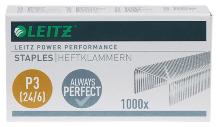 Pozinkované sponky LEITZ Power Performance 24/6