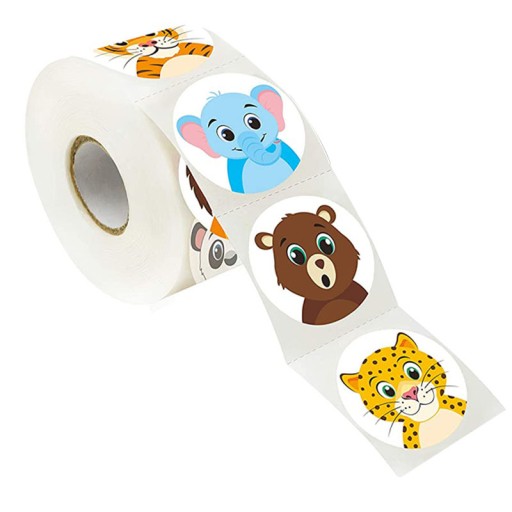 Motivačné nálepky 100 kusov pre deti, 2,5 cm