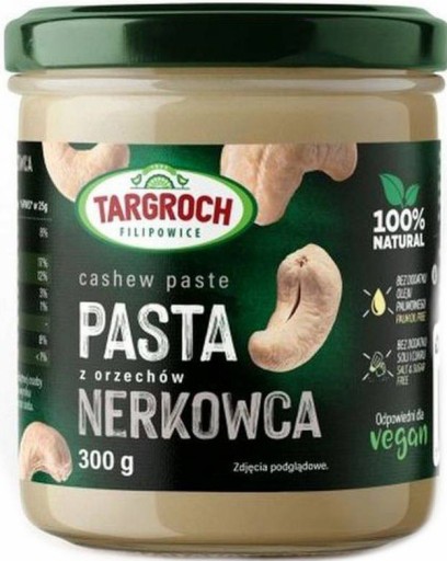Kešu orechová pasta orechová 300g BEZ PRÍSAD