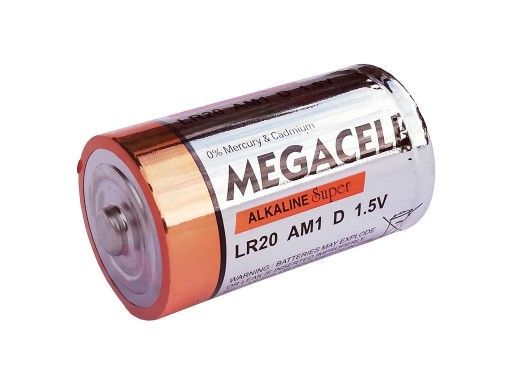 Megacell D alkalická batéria (R20) 4 ks.