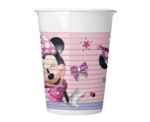 MINNIE JUNIOR PLASTOVÝ POHÁR 8KS 200 ML