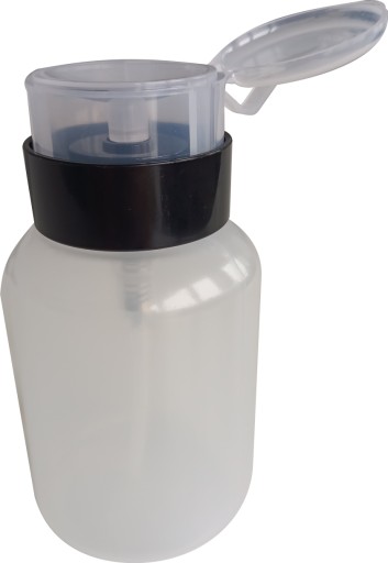 Dávkovacia fľaša s pumpičkou na tekutiny s uzáverom - 250ml