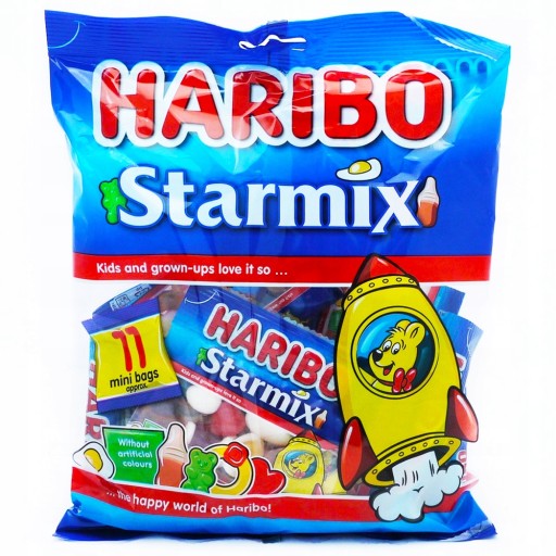 1x176g HARIBO Starmix ovocné želé 11-bal UK