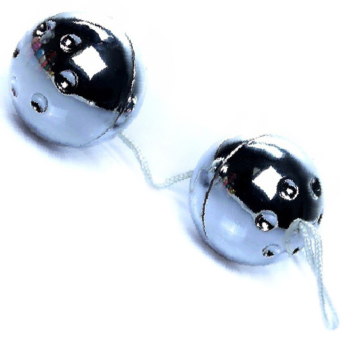 Boss of Toys Duo-Balls Strieborné gejša guličky
