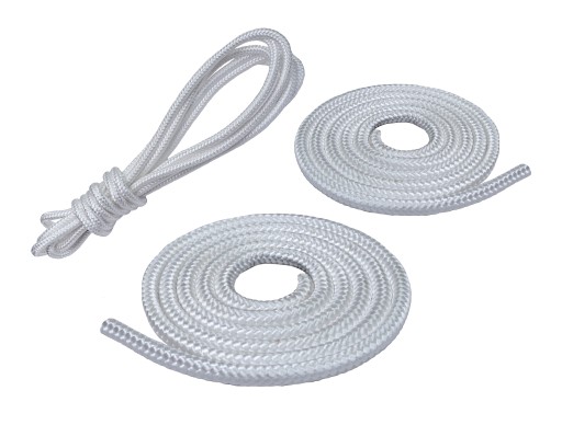 BIELE POLYPROPYLÉNOVÉ LANO Silné pletené lano 10mm 10M