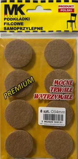 PREMIUM FI PLSTENÉ PODLOŽKY 34MM HNEDÉ