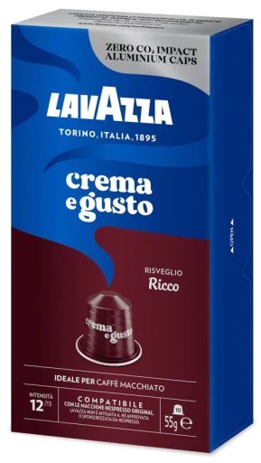 Lavazza Nespresso hliníkové kapsuly RICCO kapsuly 10 ks