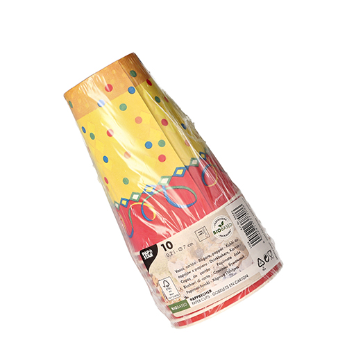 Papierové poháre narodeninový hrnček 200ml CLOWN 10ks (na ďalší predaj)