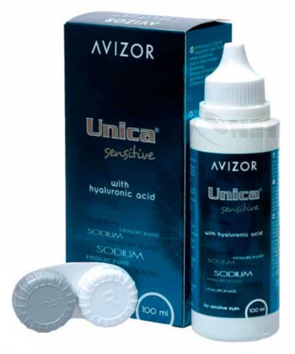 Avizor Unica Sensitive tekutina na šošovky 100 ml
