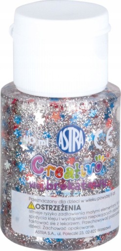 Glitrové lepidlo s konfetami 40 ml 1 kus ZÁRUKA