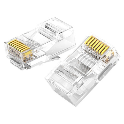 UGREEN SET 10X KONCOVÝ KONEKTOR ZÁSTRČKY PRE KÁBLOVÝ KÁBEL RJ45 CAT6