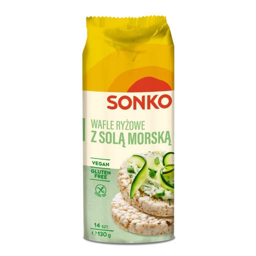 Ryžové vafle Sonko s morskou soľou 130g x2