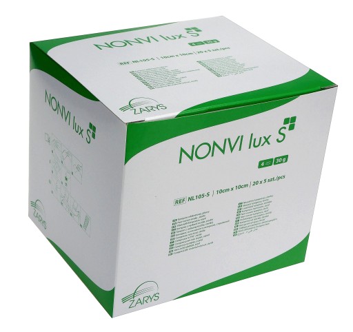 STERILNÉ KOMPRESY NETKANÉ MERAČE 10x10cm 100 ks