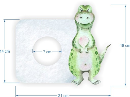 NÁLEPKA na kontaktný vypínač DINOSAUR nálepka do detskej izby