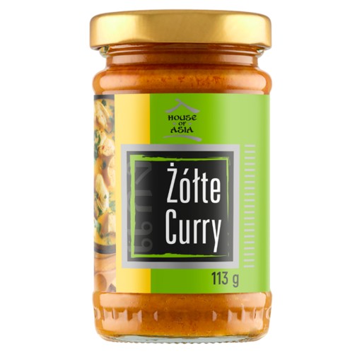Žltá kari pasta 113g - Dom Ázie