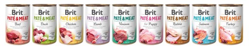 BRIT Pate&Meat Rabbit mokré krmivo pre psov s králikom 400g BEZ OBILÍN