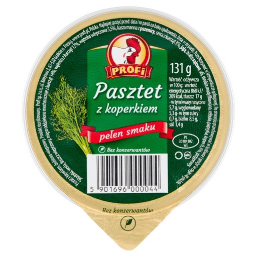 Profi Paštéta s kôprom 131 g
