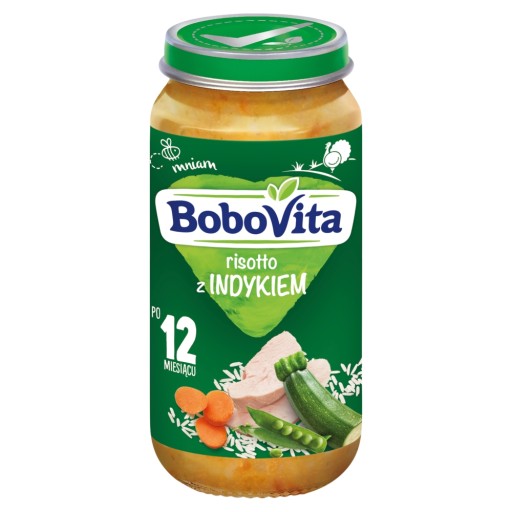 BoboVita Rizoto s morčacím mäsom 1-3 roky, 250 g