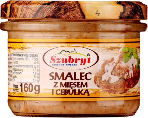 Vidiecka bravčová masť s mäsom a cibuľou v dóze, 160 g