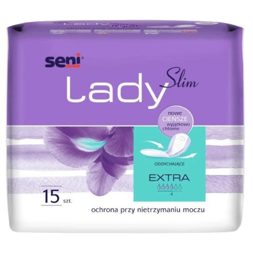 SENI LADY SLIM EXTRA urologické vložky pre ženy 15 kusov