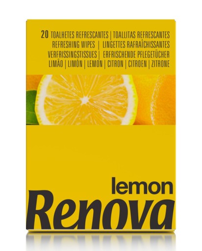 Renova citrónové osviežujúce obrúsky 20 ks