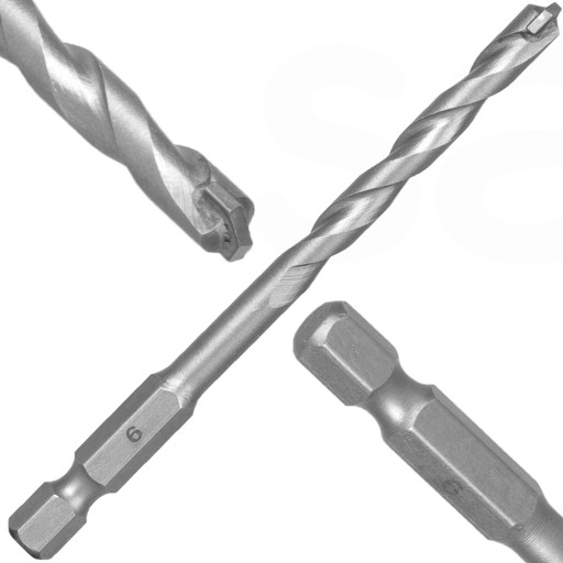 VŔTAČKA VŔTAČKA 6,0 mm do BETÓNU, KOVOVÉHO ORICE